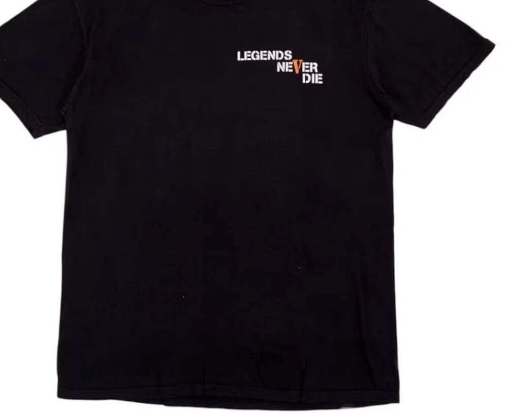 VLONE Legends Never Die T-Shirt Black Size XXL - Picture 9 of 10